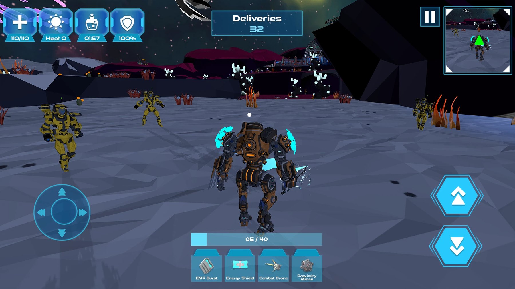 Courier Under Fire icy route gameplay